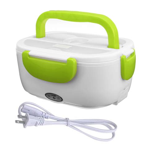 electric lunch box with car charger|portable electric heating lunch box.